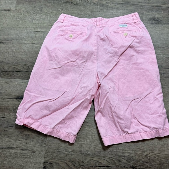 Vineyard Vines Pink Club Shorts Flat Front Cotton Size 32 - Picture 4 of 5